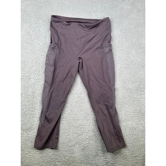 Fabletics Leggings Trinity motion 365 crop size small beautiful plum color - Picture 1 of 6